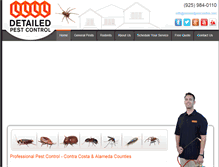 Tablet Screenshot of detailedpestcontrol.com